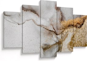 Obraz - Mramorový atrament (150x105 cm)
