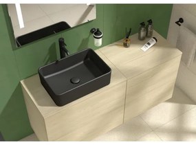 JIKA H8184237161121 - Umývadlo CUBITO 50x35 cm keramika matná čierna