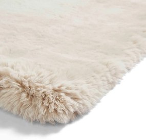 Krémovobiely koberec 60x120 cm Super Teddy – Think Rugs