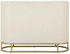 Dizajnová komoda Pembroke 120 cm biela