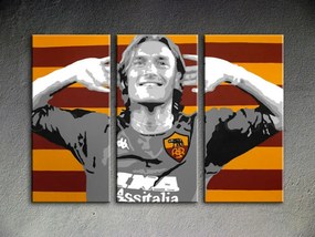 Ručne maľovaný POP Art obraz Francesco Totti | rôzne rozmery
