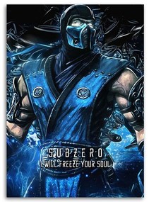 Gario Obraz na plátne Hra Mortal Kombat Postava Sub-Zero - SyanArt Rozmery: 60 x 90 cm