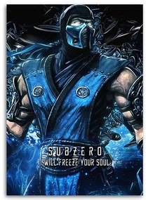 Gario Obraz na plátne Hra Mortal Kombat Postava Sub-Zero - SyanArt Rozmery: 40 x 60 cm
