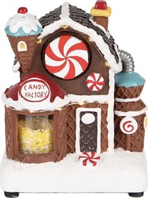 Hracie vianočné dekorácie s LED svetielkami Candy Factory - 15*11*19cm / 3xAA