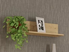 Nástenná polica Carlos, dub artisan, 75 cm%