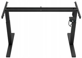 Herný stôl BR04 svetlohnedý s čiernym rámom 120 cm