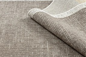 styldomova Šnúrkový koberec sizal floorlux 20401 rám svetlo hnedá/svetlo béžová