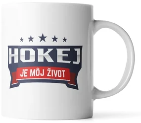 Sablio Hrnek Hokej je můj život - 200 ml - espresso