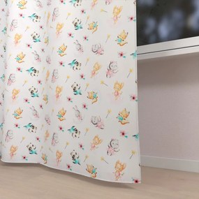 Biante Detský bavlnený záves Sandra SA-671 Zvieratká baletky na bielom 150x230 cm