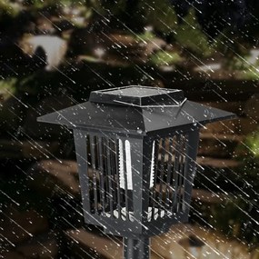 Solární LED lampa Borno 57 cm proti hmyzu černá