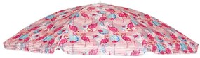 Záhradný slnečník FLAMINGO 200 cm, ružový