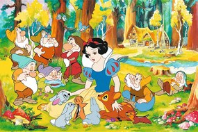 TREFL Puzzle Disney: Snehulienka a sedem trpaslíkov 600 dielikov