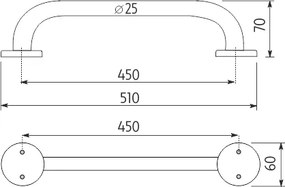Nimco Madlo 450x25 mm - BM 7335-18