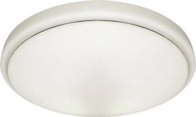 Stropné svietidlo Classic, 1x biele plastové tienidlo, w