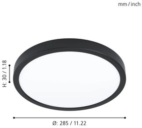 Eglo 99264 - LED Stmievané stropné svietidlo FUEVA 5 LED/20W/230V