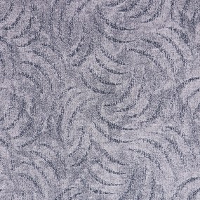 Metrážny koberec Scroll šedý, na mieru, šíře 5m, šedá, filc, obývacia izba, AladinWorld Expres