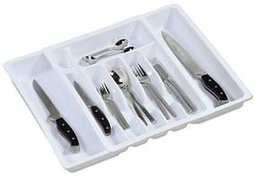 Plastový kuchynský organizér Loft White, 50x38 cm
