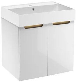 Kúpeľňová skrinka s umývadlom Naturel Stilla 60x60x45 cm biela STILLAD06033U2, 1 ks