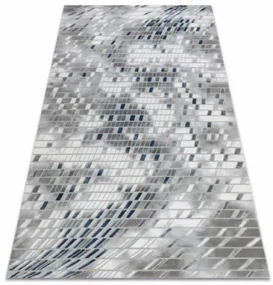 Koberec AKRYL VALS 8375 Geometricky, slonia kosť / sivý