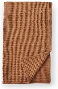 Hnedá bavlnená deka 150x200 cm Jaipur Chunky Waffle – Pineapple Elephant