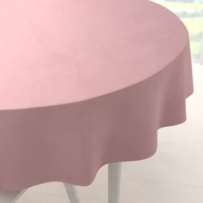 Biante Zamatový okrúhly obrus Velvet Premium SVP-033 Staroružový Ø 80 cm