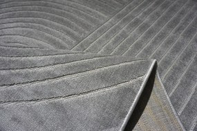 Koberec Zen Garden 2403 GREY – sivý s abstraktným vzorom Rozmer: 200x290 cm