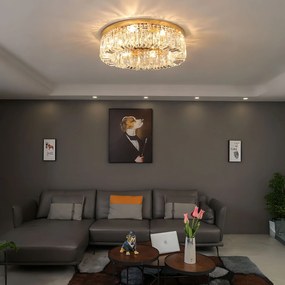 Toolight Toolight, stropné svietidlo 60cm, 8xE14, APP1729-8C, zlatá lesklá, OSW-06355