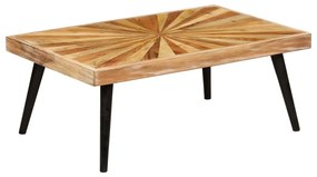 Konferenčný stolík, masívne mangovníkové drevo, 90x55x36 cm