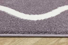 Koberec Lima M180A fialový / krémový