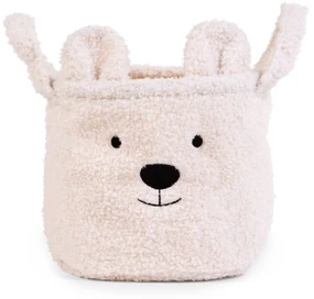 Kôš na hračky Teddy Off White 25x20x20 cm