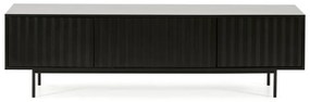 Čierny TV stolík 180x52 cm Sierra – Teulat
