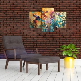 Obraz - Abstraktná maľba prírody (90x60 cm)