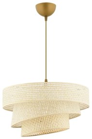 Závesný luster COUPER na lanku 1xE27/60W/230V krémový