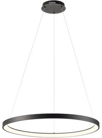 Redo 01-2677- LED Stmievateľný luster na lanku ICONIC LED/60W/230V pr. 78 cm čierna