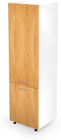Potravinová kuchynská skrinka Verlene (prirodné drevo + biela). Vlastná spoľahlivá doprava až k Vám domov. 1049101