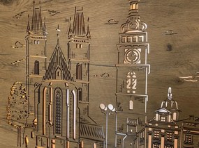 Podsvietený obraz Dedinka