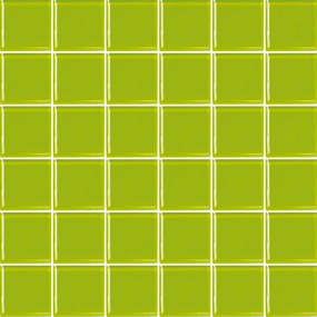 Sklenená mozaika Premium Mosaic zelená 31x31 cm lesk MOS50PI