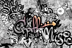 Tapeta moderné graffiti umenie - 450x300