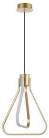 LED luster na lanku ZING LED/19W/230V zlatý