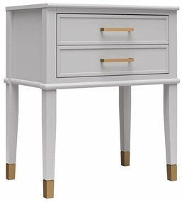 Svetlosivý nočný stolík Westerleigh – CosmoLiving by Cosmopolitan