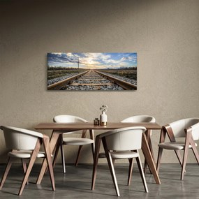Obraz - Koľaje (120x50 cm)