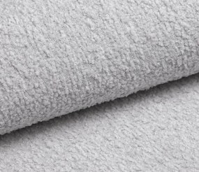 Posteľ Fendi 180x200 cm, svetlo šedá látka