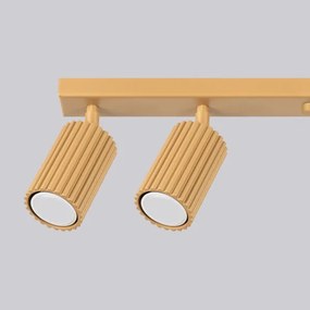 Sollux SL.1566 - Bodové svietidlo KARBON 6xGU10/10W/230V zlatá