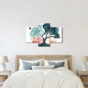 Obraz – Akvarelový strom plný života (90x60 cm)