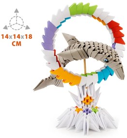 Jokomisiada 3D Origami – zvieratko Delfín