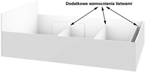 Manželská posteľ 160 cm Lideraba (dub sonoma) (s roštom). Vlastná spoľahlivá doprava až k Vám domov. 1117427