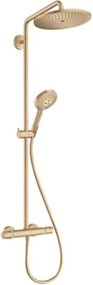 Hansgrohe Croma-Select sprchový systém vrátane batérie kartáčovaný bronz 26890140