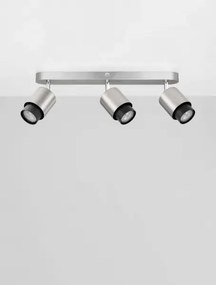 LED nikel designové stropné svietidlo Ison 3