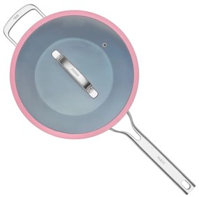 Wok hliníková panvica s pokrievkou/s nepriľnavým povrchom ø 28 cm Meda 3.0 – FABINI