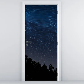 Fototapeta na dvere - Nočná obloha (95x205cm)
